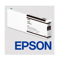 New Epson UltraChrome HD Light Black 700ml Ink T55K700
